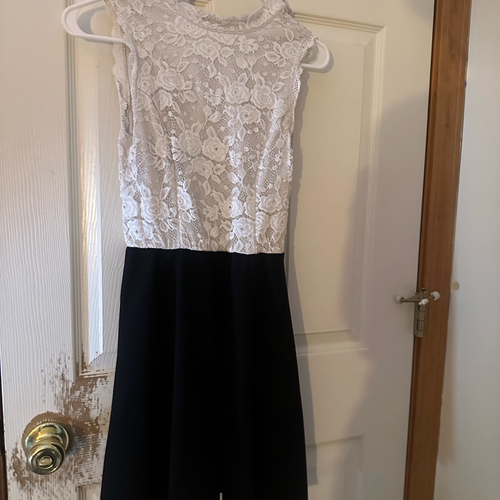 Open back mini dress
